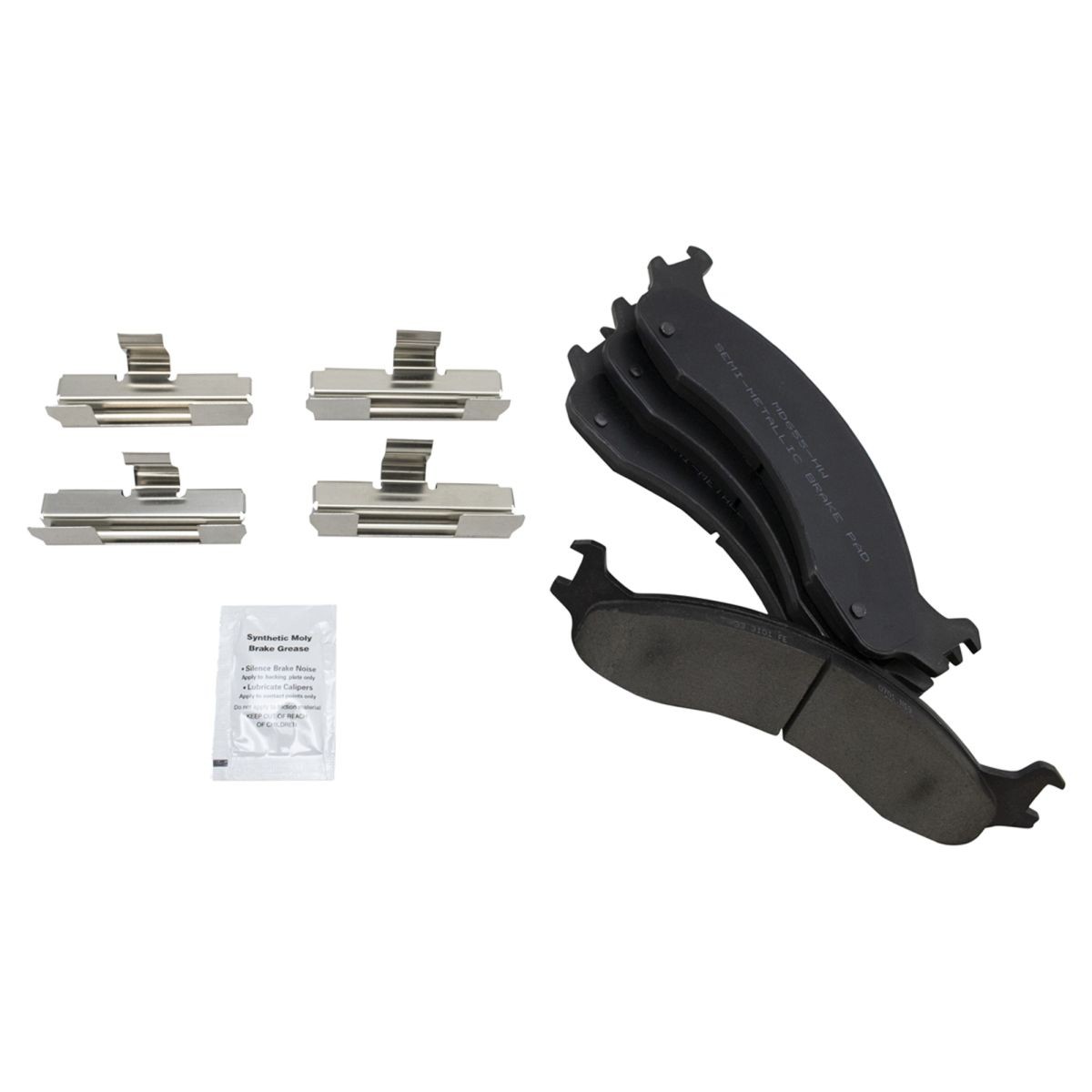 TRQ ABS Front Brake Pad & Rotor Pair Kit Premium for Ford Van Econoline
