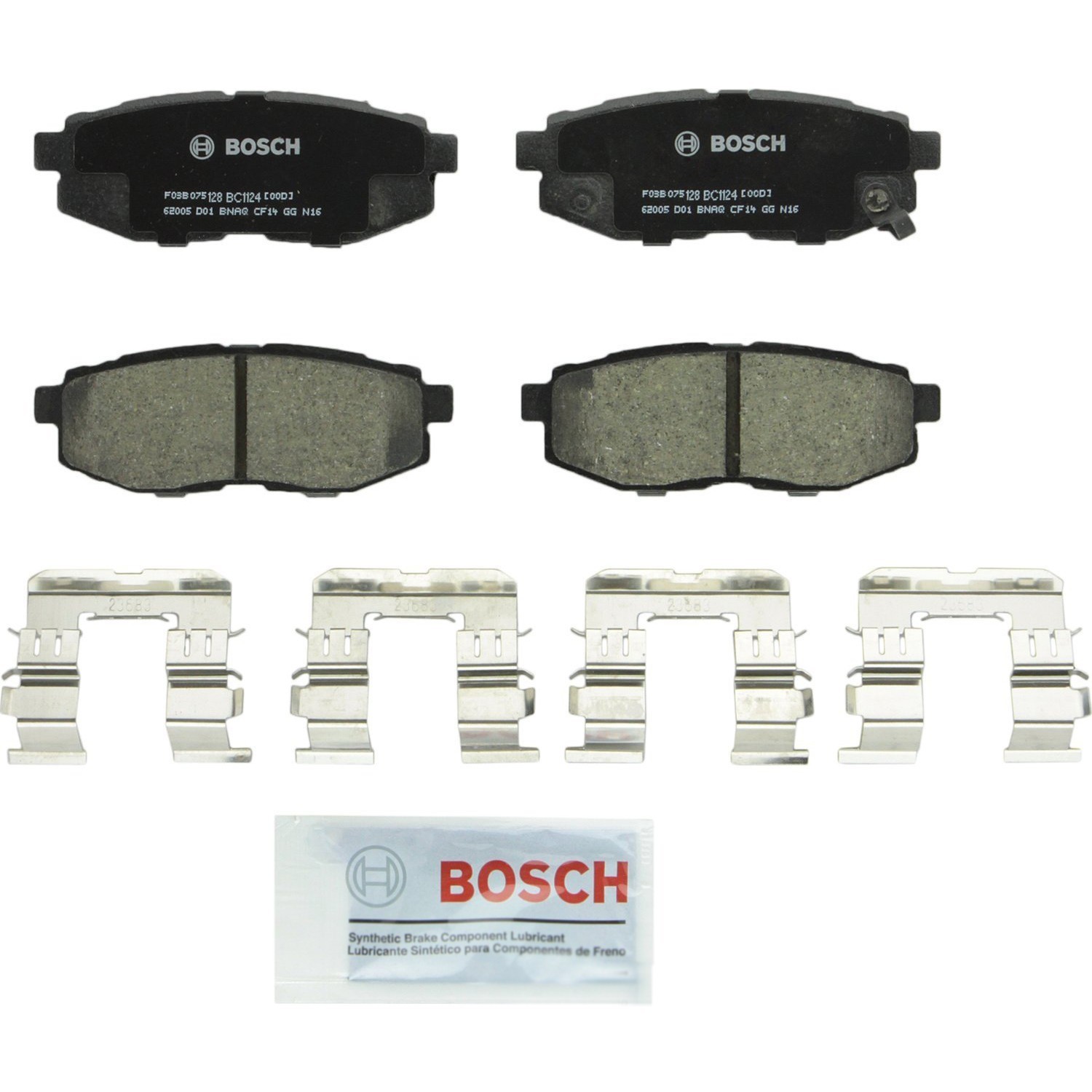 Bosch OEM Rear Ceramic Brake Pads Kit For 2013-2016 Scion FR-S 10 Year Warranty