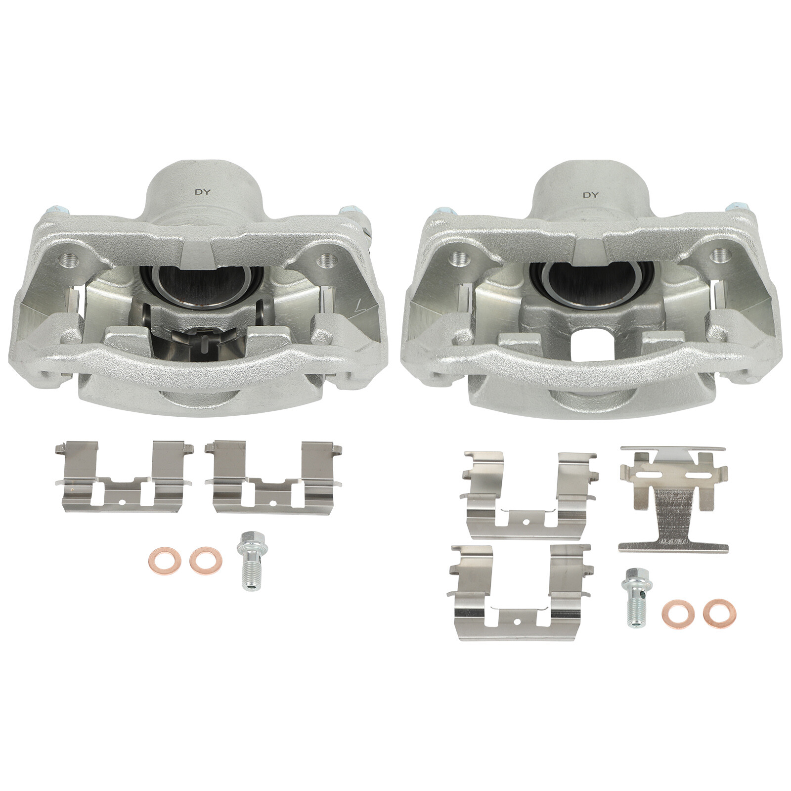 Front Left Right Brake Calipers w/ Bracket Pair For 97 98,00-2001 Acura Integra