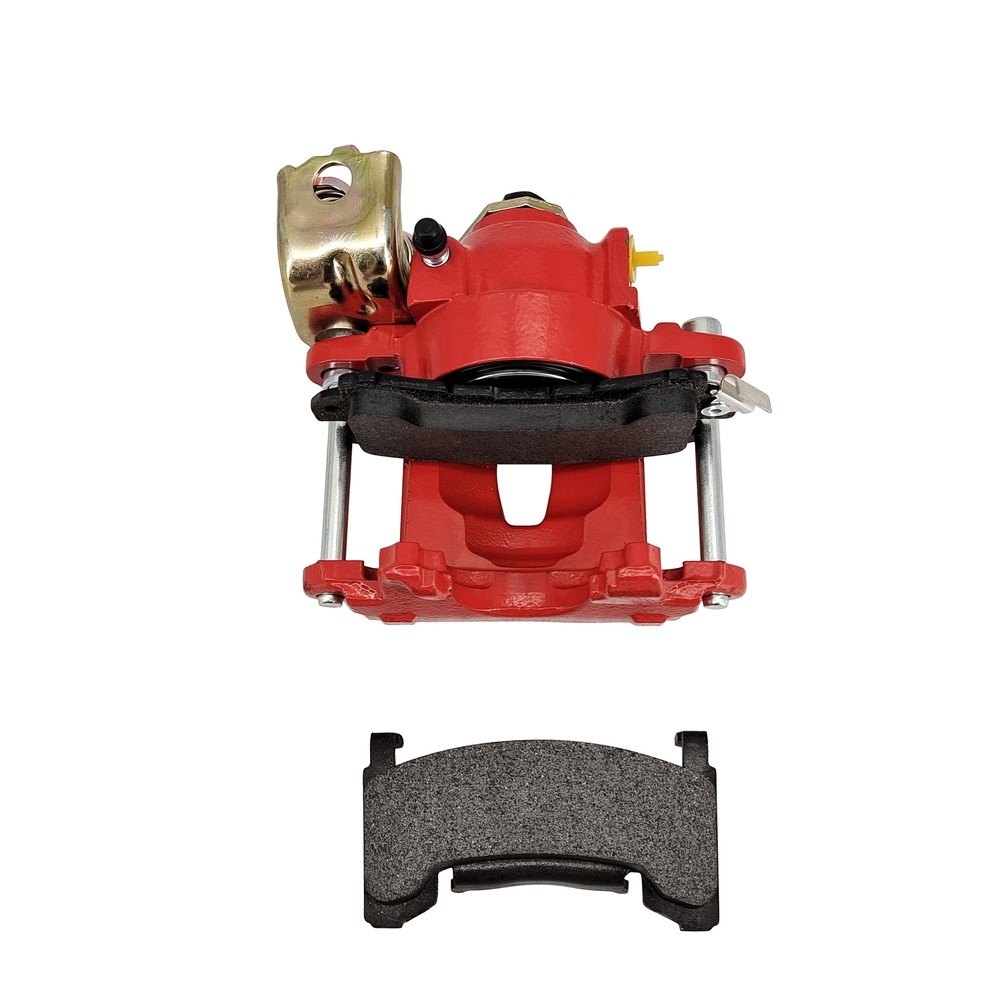 For 1968-1974 GM F/X-Body 10 & 12 Bolt St Rear Disc Brake Kit With Red Calipers