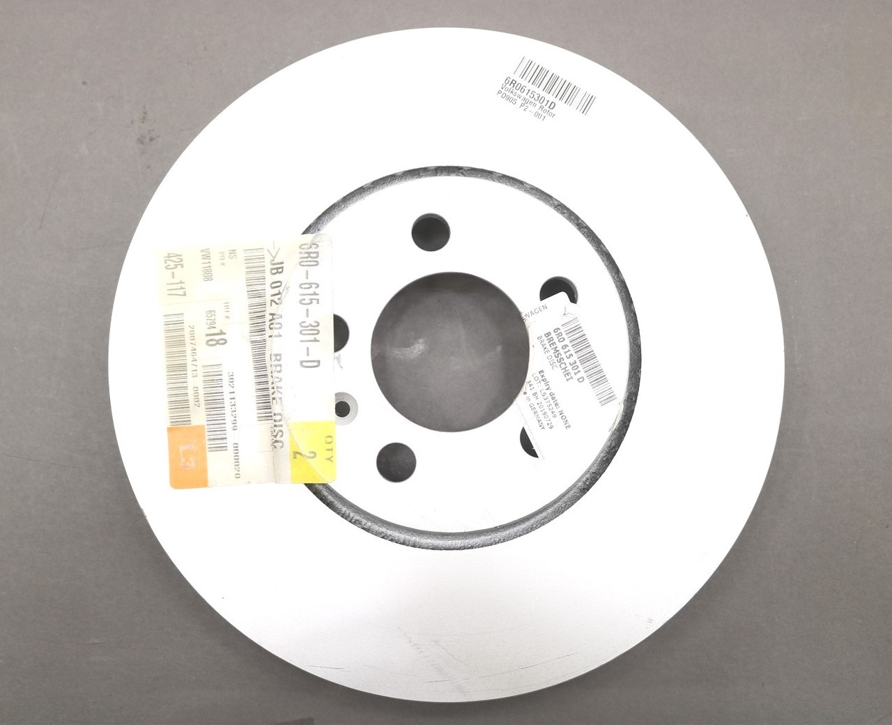 NEW OEM Volkswagen Disc Brake Rotor Front 6R0615301D VW Beetle 1999-2010