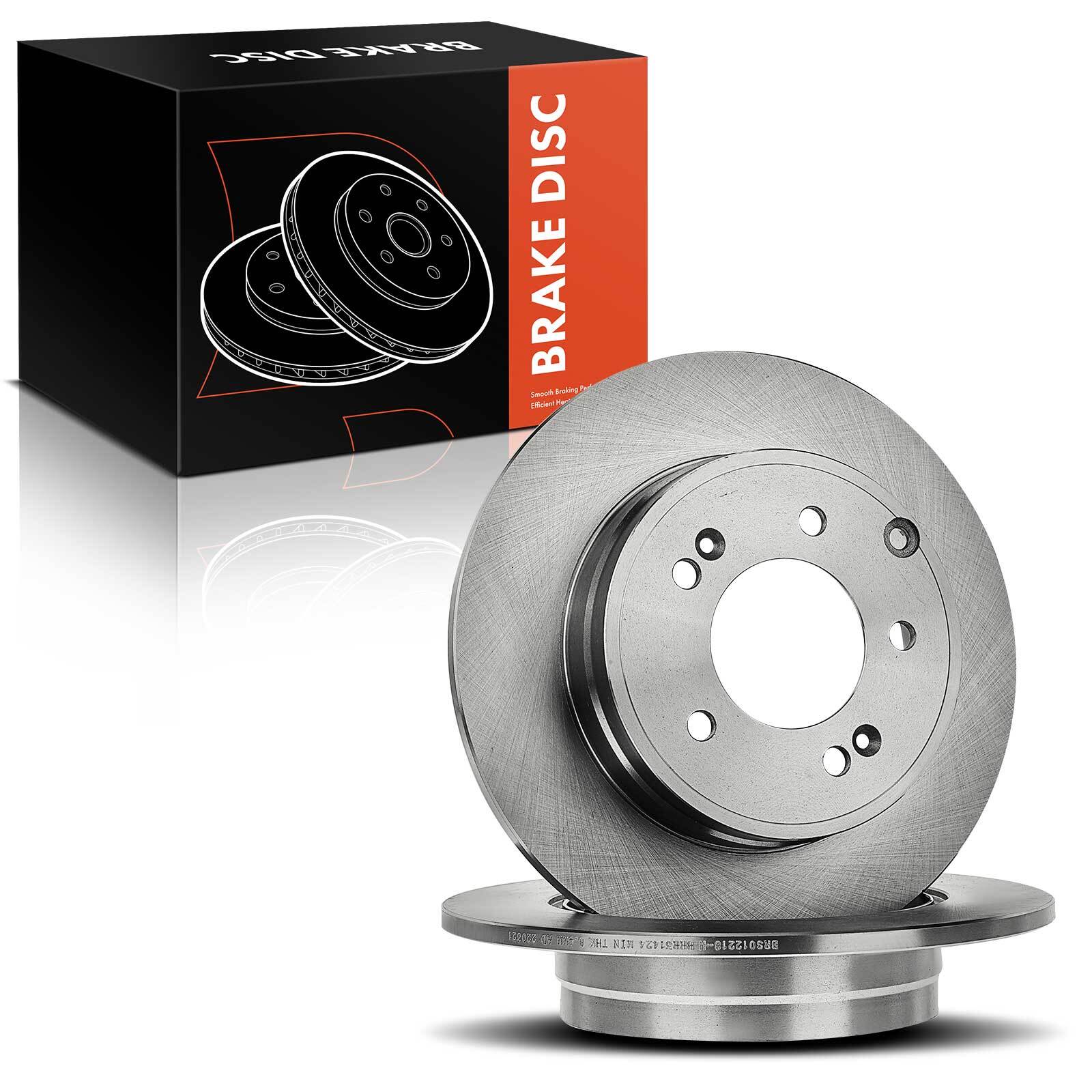 Rear Disc Brake Rotors for Hyundai Sonata 05-18 Azera Tucson Kia Optima Cadenza