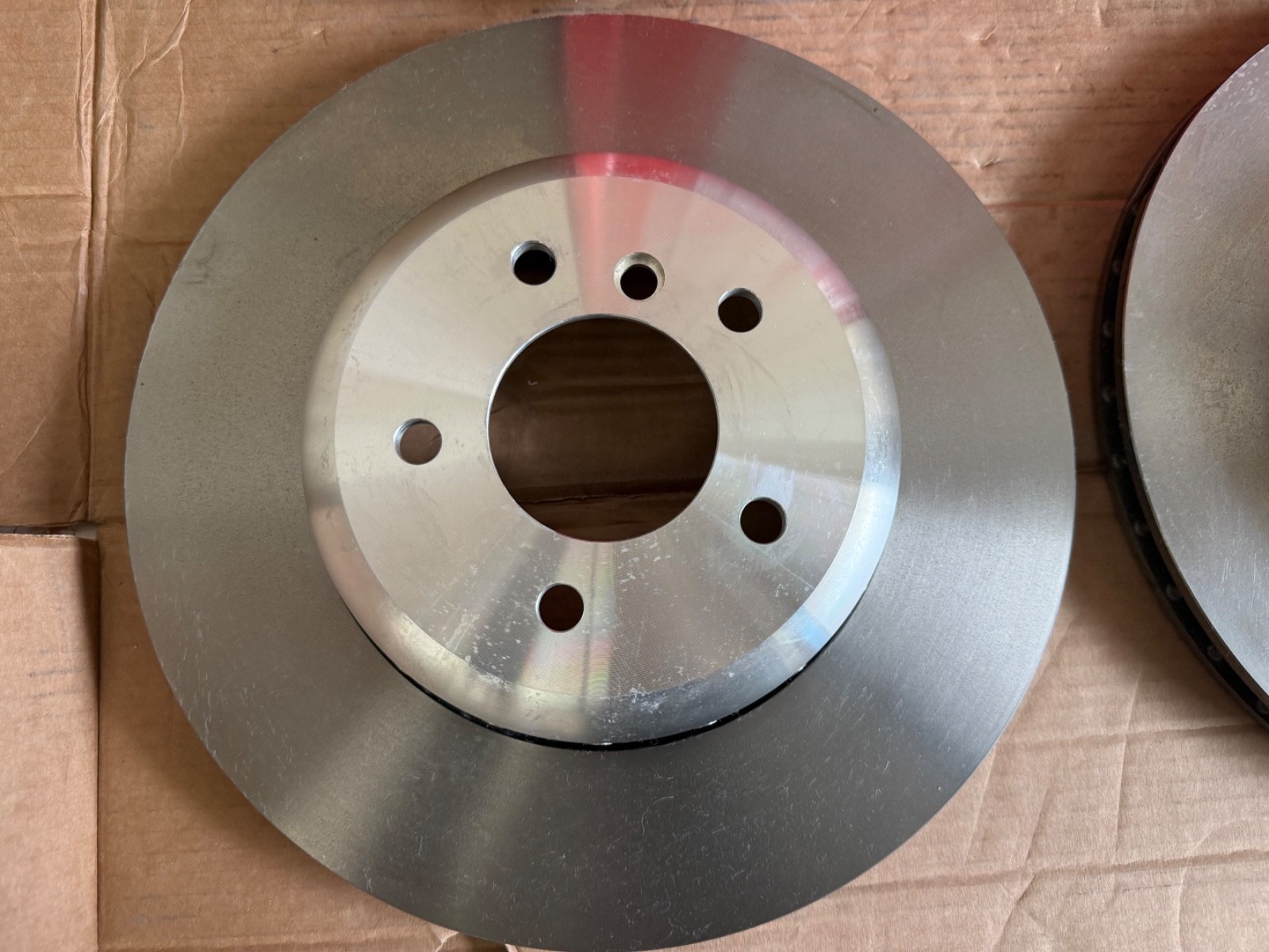 Fits BMW 5 6 Series E60 E61 Rear Vented Brake Discs Pair 345mm TRW DF6624S