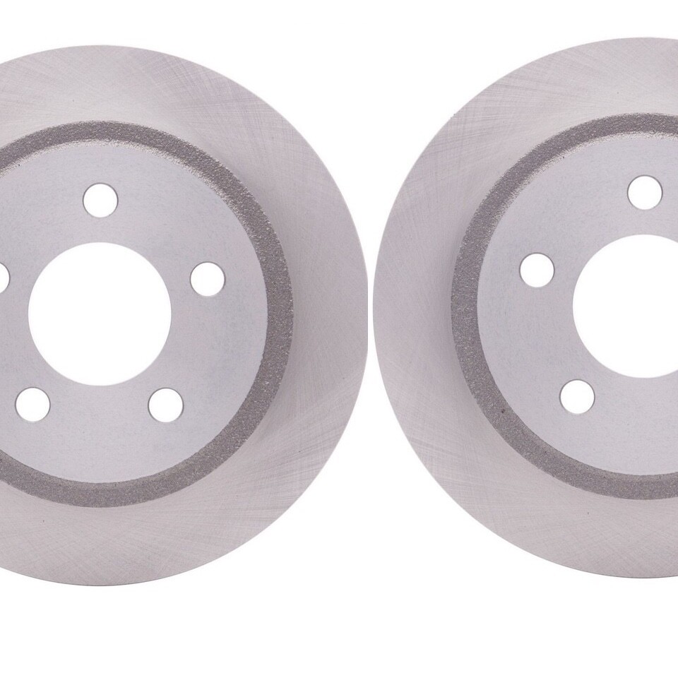 LOT OF 2 -DFC Front Disc Brake Rotors for 02-07 Jeep Liberty (600-42027)