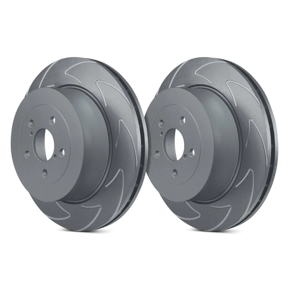 For Toyota Tacoma 05-22 Brake Rotors EBC Blade Sport High Carbon Slotted 1-Piece