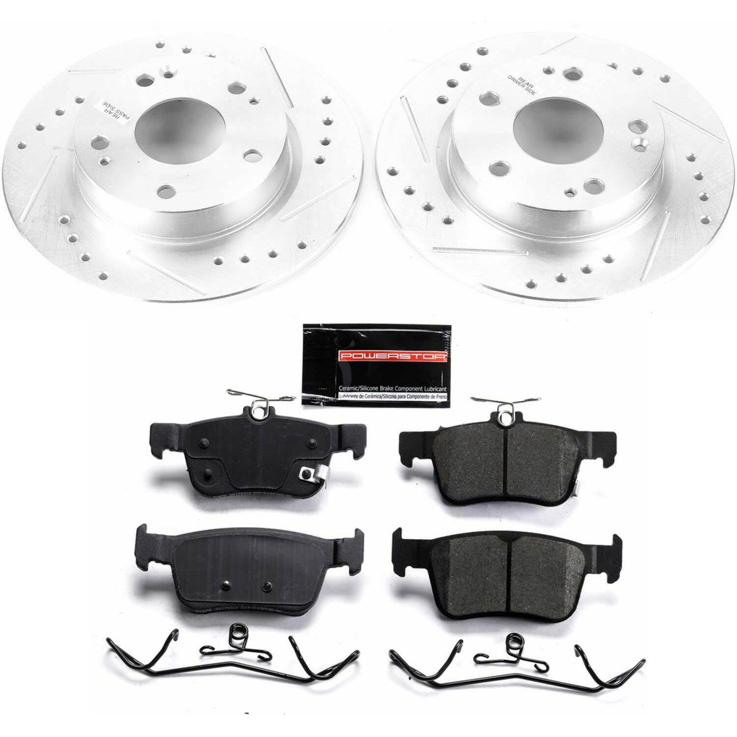 Power Stop K7725 1-Click Z23 Evolution Sport Brake Kit for 16-21 Honda Civic