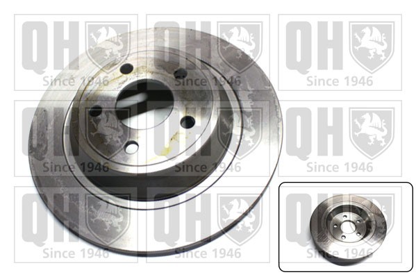 2x Brake Discs Pair Solid fits FORD MONDEO 2.0D Rear 2014 on 302mm Set QH New