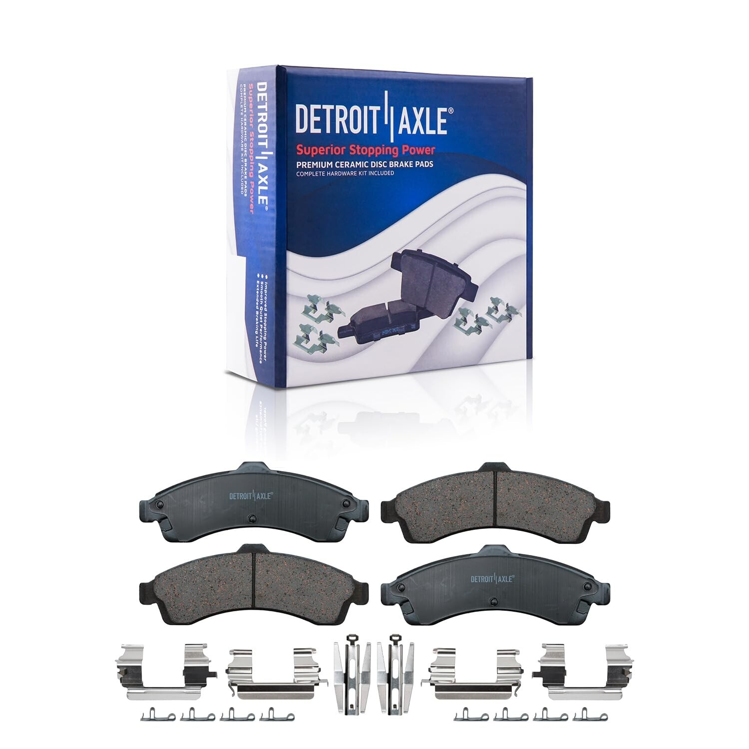 12.01″ 305mm Front Brake Rotor + Brake Pad for 02-05 Chevy Trailblazer GMC Envoy