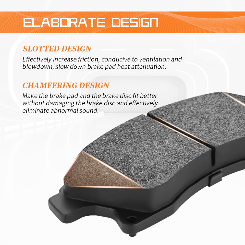 Front & Rear Drilled Brake Rotor Ceramic Brake Pad For Hyundai Sonata Kia Optima
