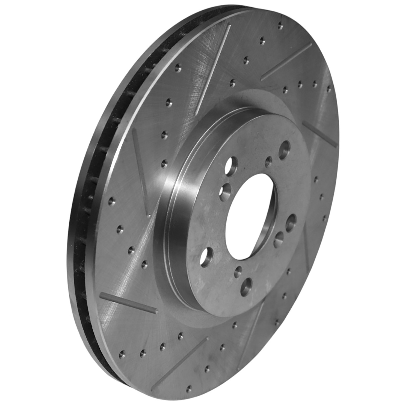 2pcs Front Drilled & Slotted Disc Brake Rotors for 2006-2014 Honda Ridgeline