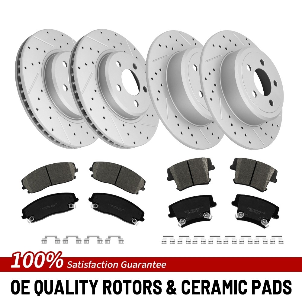 RWD Front Rear Brake Rotor Pad For Chrysler 300 Dodge Challenger Charger Magnum