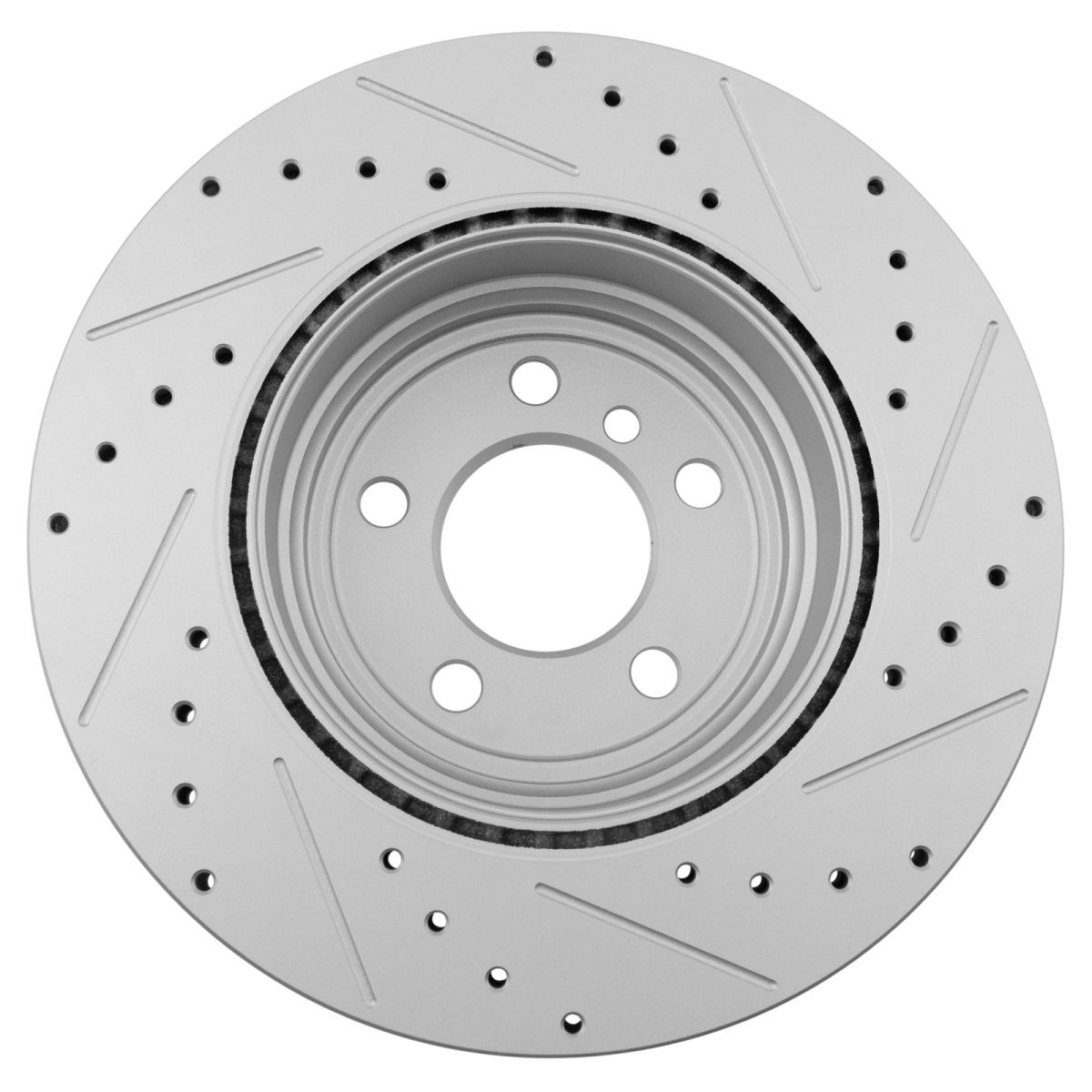Performance Rear Brake Rotors Set Slotted X Drilled Fits BMW