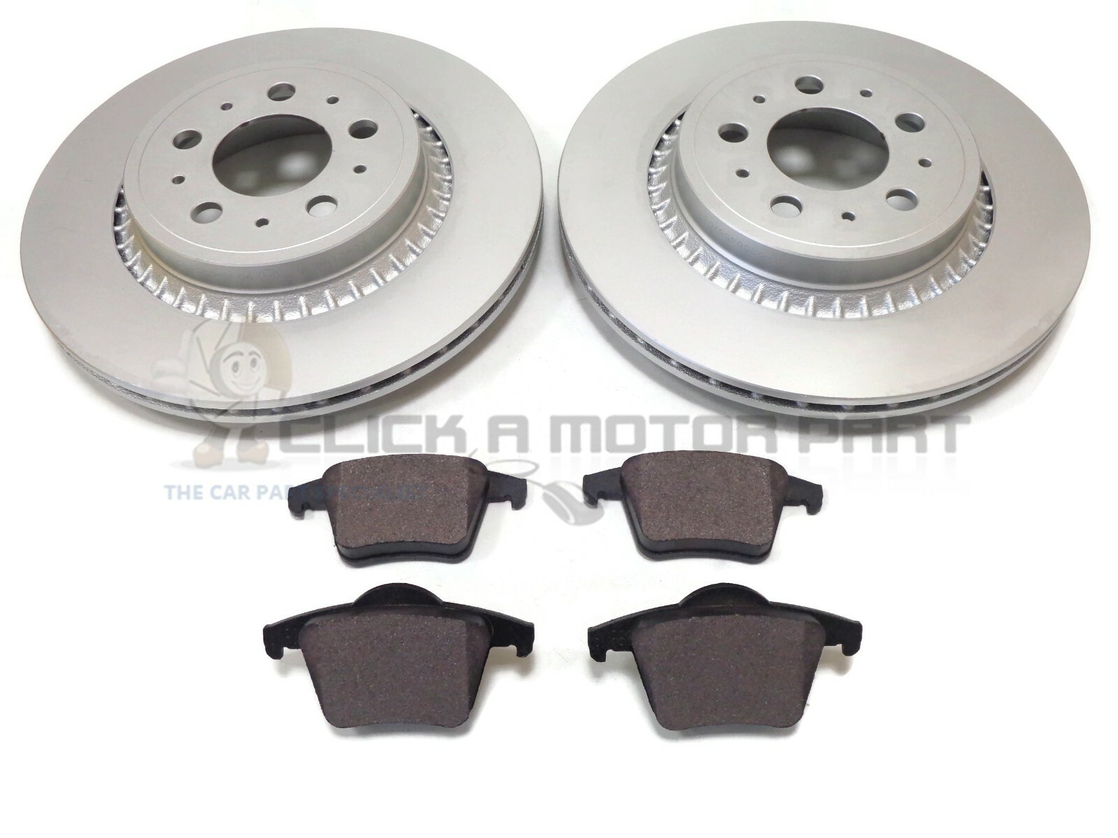 VOLVO XC 90 XC90 2.4 D5 2.5 2.9 T6 3.2 REAR 2 BRAKE DISCS AND PADS SET NEW