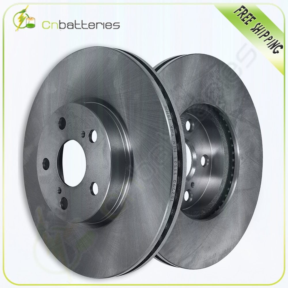 Front Brake Discs Rotors For 2009-2019 Toyota for Corolla 1.8L 2019 2.0L