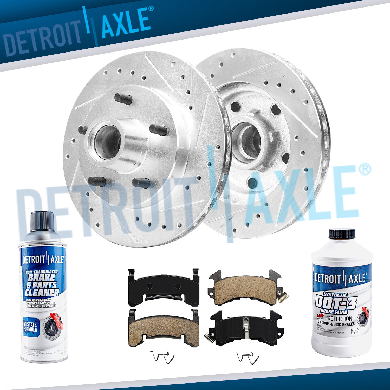 267mm Front Drilled Brake Rotor Ceramic Pad for S10 Blazer Monte Carlo S10