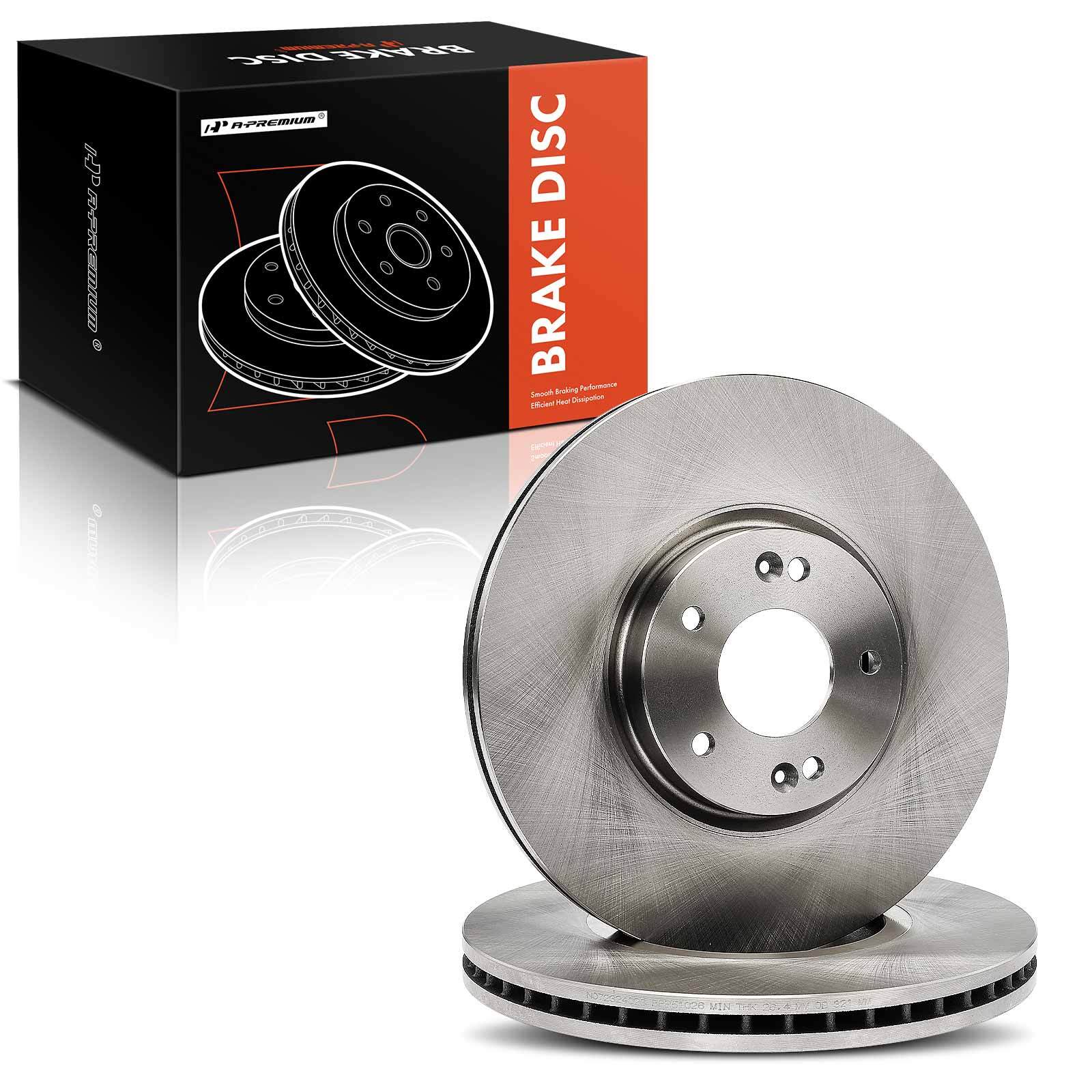 A-Premium Front Side Disc Brake Rotor for Hyundai Veracruz 2007-2012 V6 3.8L