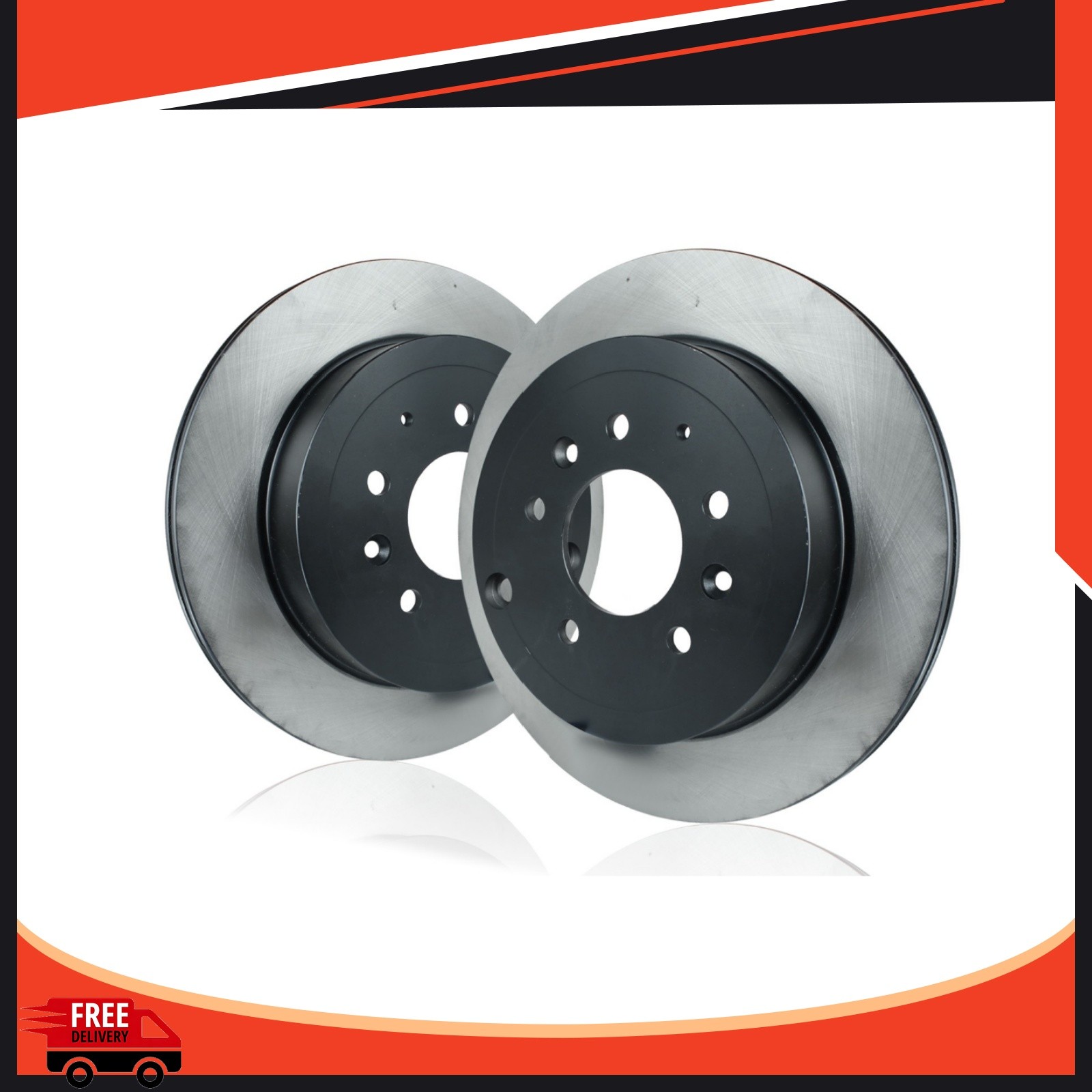 2×Rear Disc Brake Rotors L20626251B L20626251C for 2007-12 Mazda CX-7 2.3L/2.5L