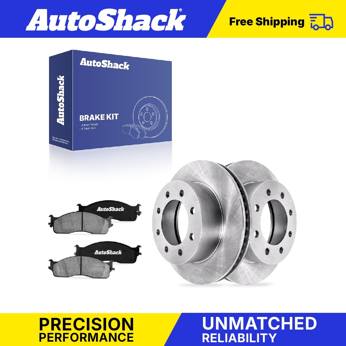 Front Brake Rotors Ceramic Pads for Dodge, Ram 2500 2003-2008