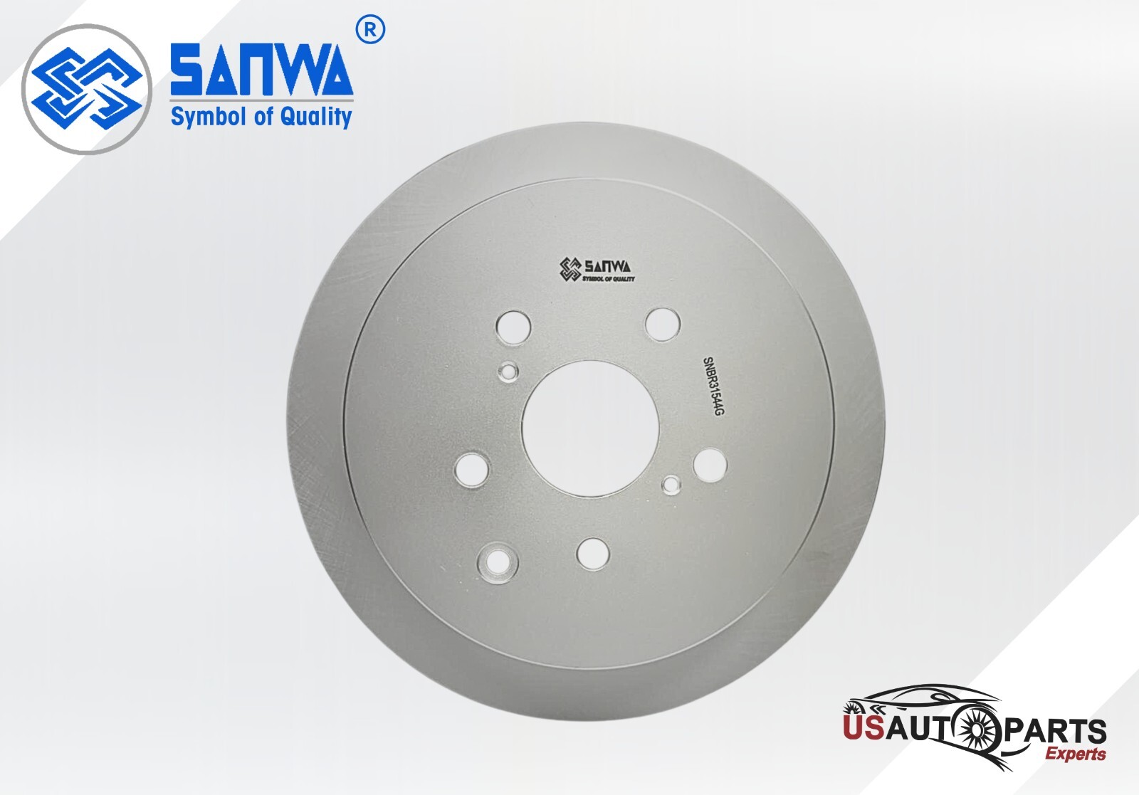 REAR BRAKE ROTOR SOLID &GEOMET COATED 310mm FOR TOYOTA HIGHLANDER 2010-2020 3.5L