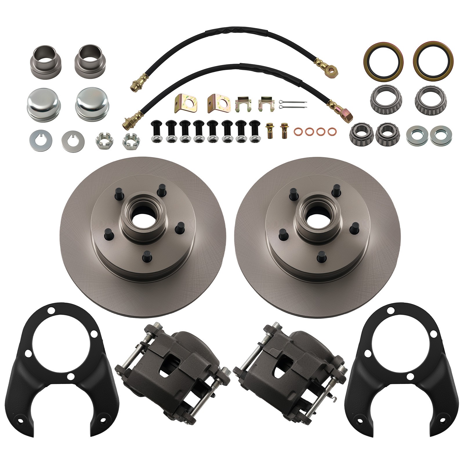 Disc Brake Kit 5 on 4.5″ for Ford 1937-1948 Spindles with 11″ Round Rotors