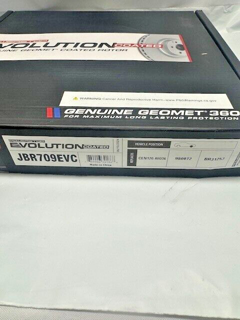 PowerStop JBR709EVC Evolution Coated Rotor for Front *New-Box Damage
