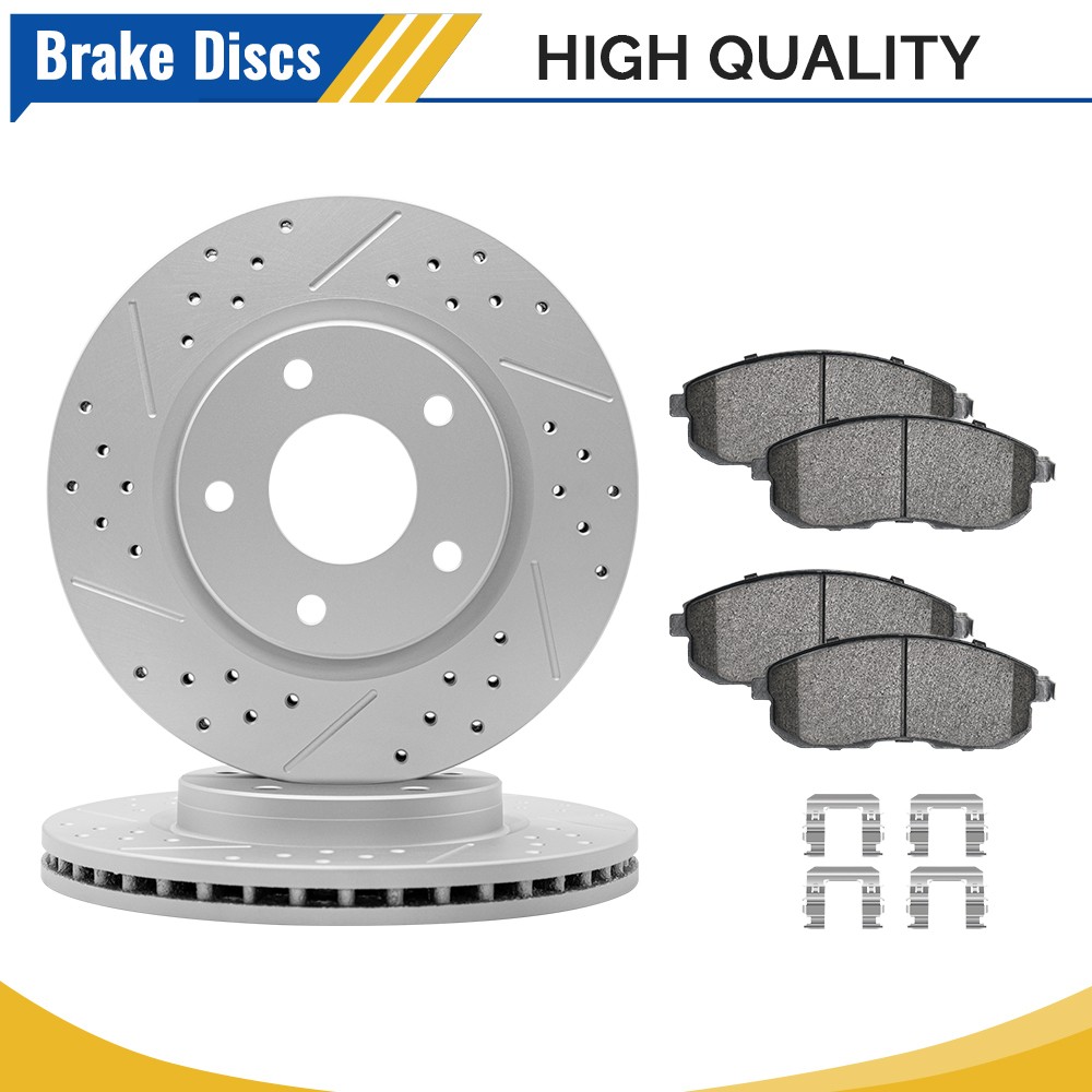 Front Brake Rotors Ceramic Pads For Nissan Sentra 2013 2014 2015 2016 2017