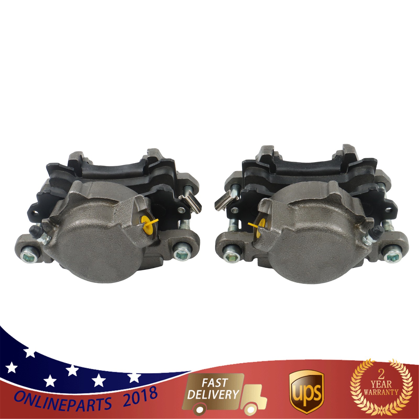 Bolt-On Rear Disc Brake Conversion Kit For GM 10 & 12 drilled and slotted rotors