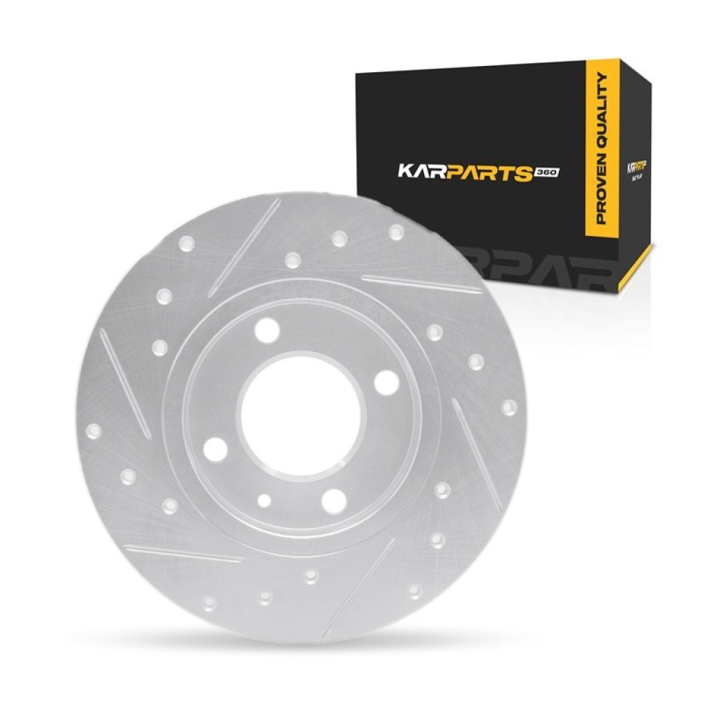 For Volkswagen Derby 1995-2009 Disc Brake Rotor| 4 Stud/Lug Holes | Silver