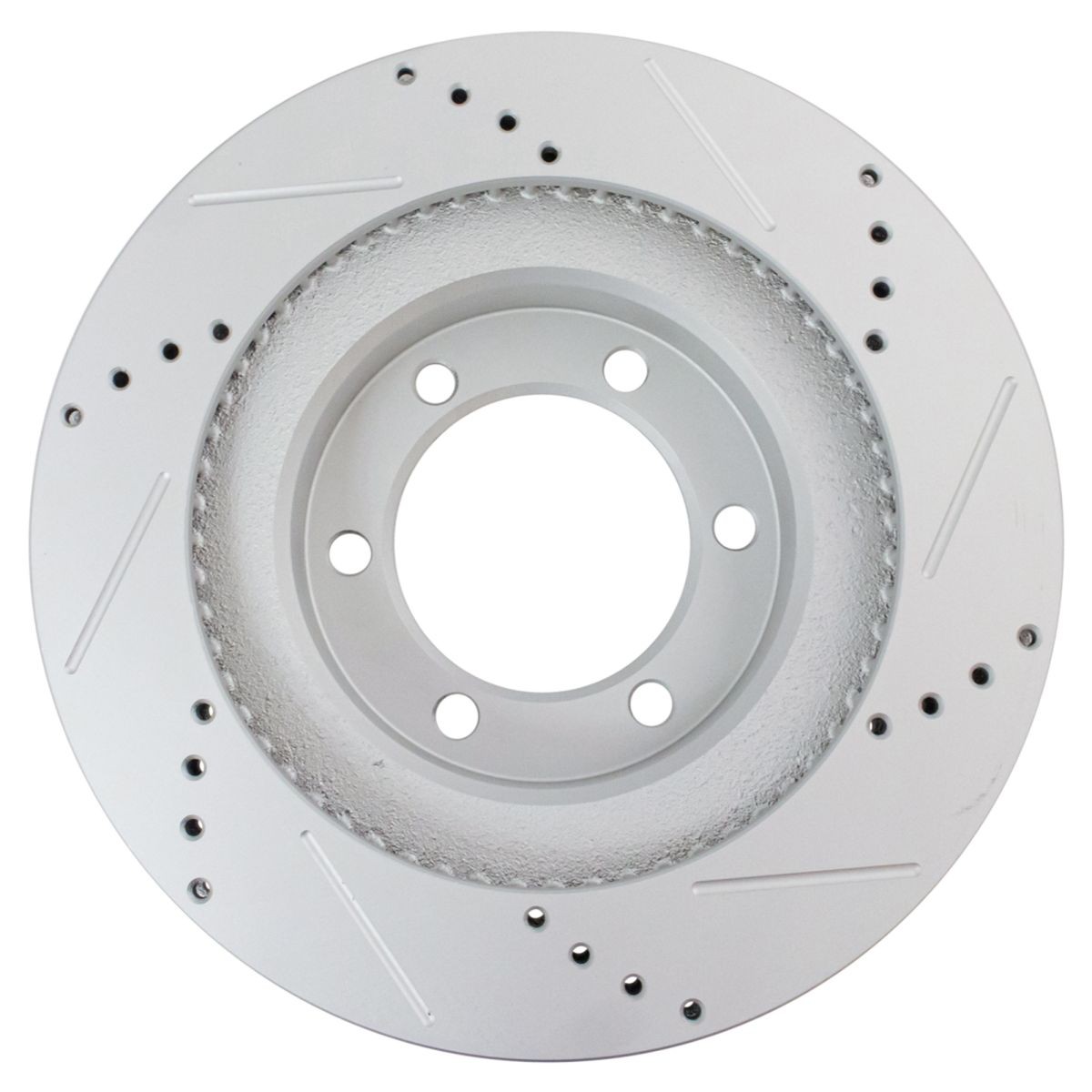 TRQ Ceramic Brake Pad & Performance Coated Rotor Kit w/Chemicals