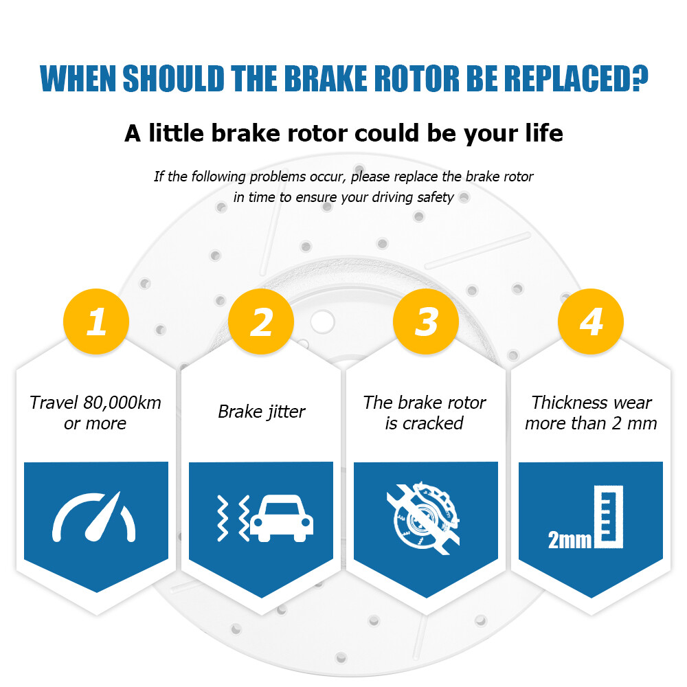 Front & Rear Disc Rotors + Ceramic Brake Pads Kit for 2003 – 2008 Honda Pilot
