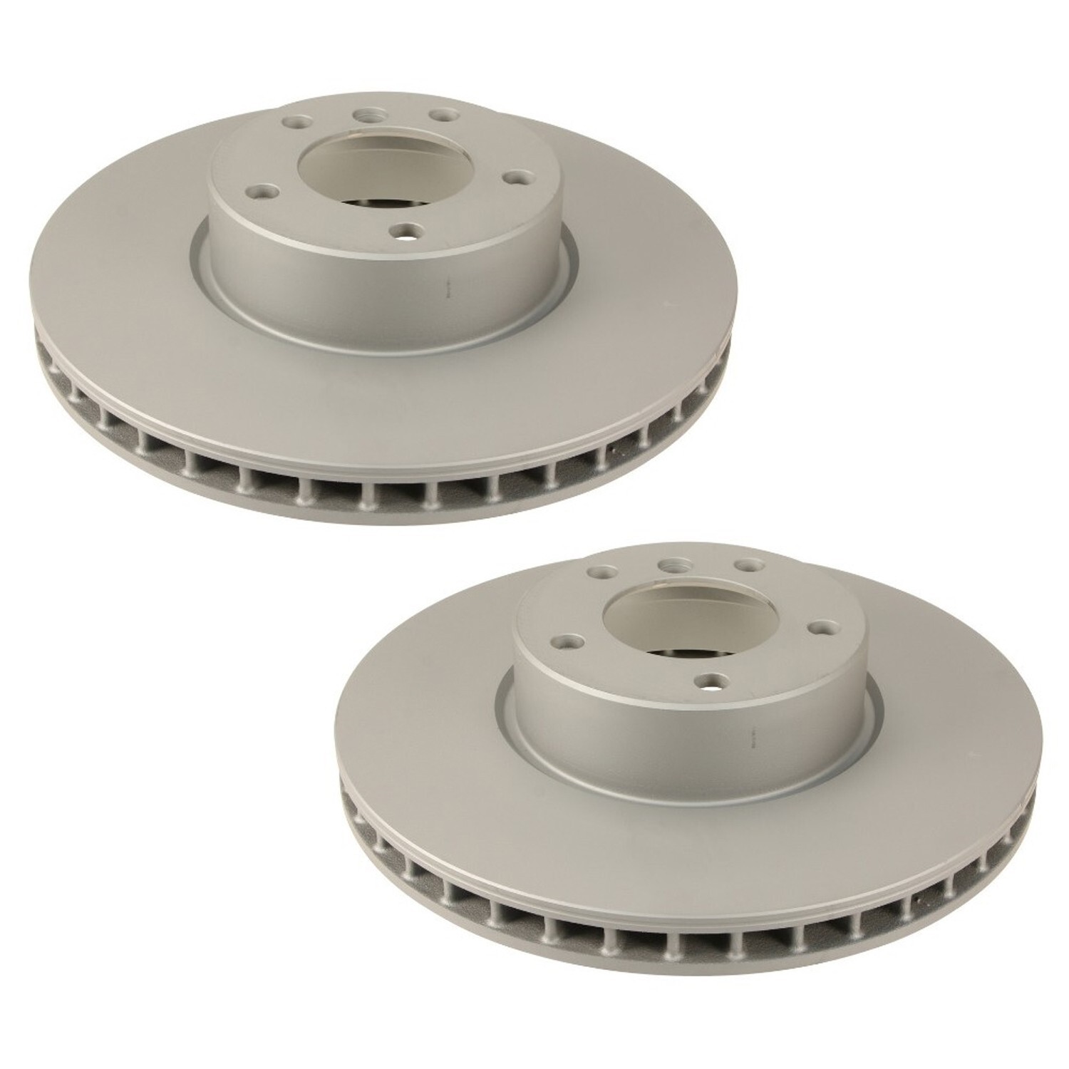 SHW Performance Pair Set 2 Front 324mm Disc Brake Rotors for BMW E39 530i 540i