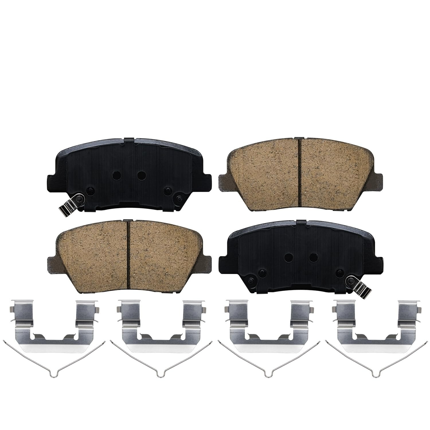 4pc Front Drilled Rotors Brake Pads for 2017-2020 Hyundai Santa Fe Sport Sorento