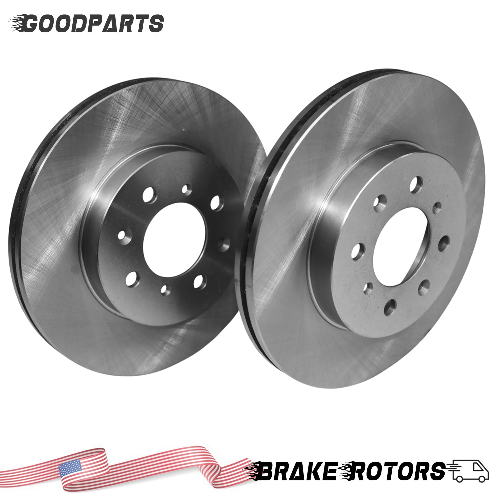 10.32″ Front Disc Brake Rotors Set for Honda Civic Fit Insight Acura Integra EL