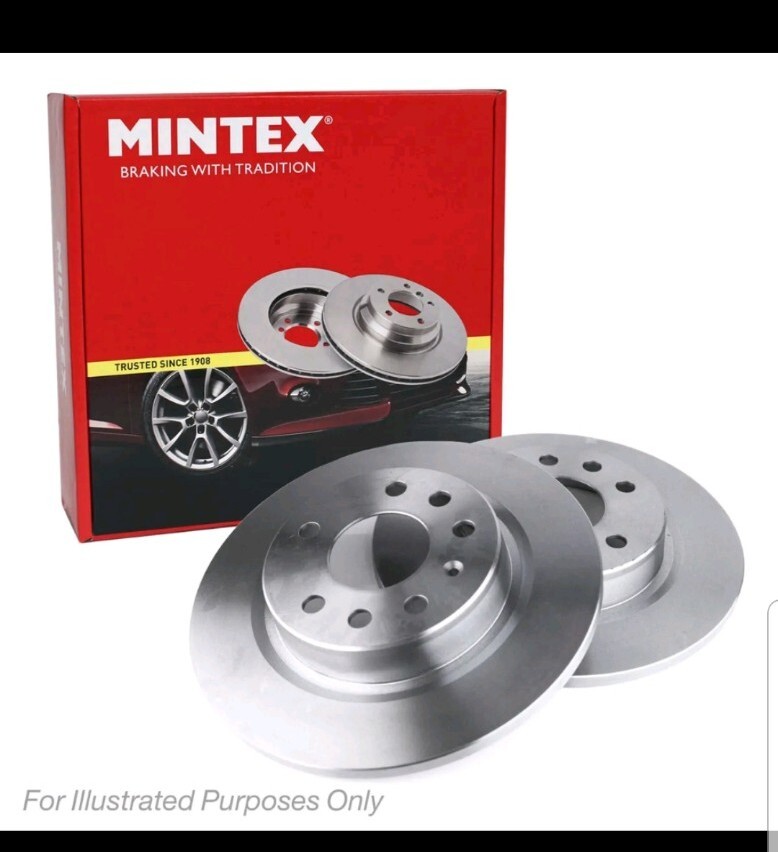 Mintex Brake Discs Pair V 320:5 Rear Outer Diameter 320mm For BMW MDC1404