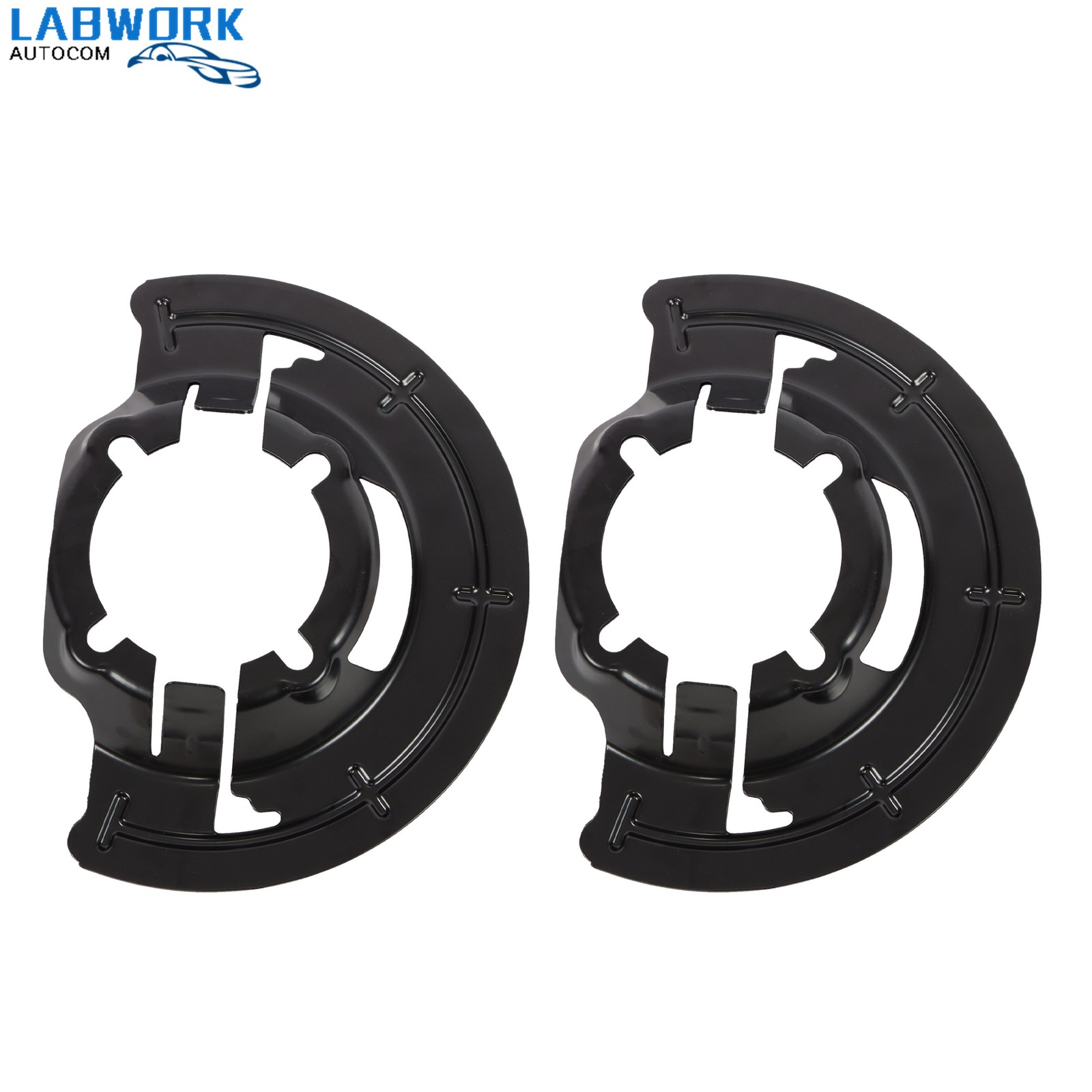 2x Front Brake Dust Shields Plate For 1997-2004 Ford F250 F350 F-450 Super Duty