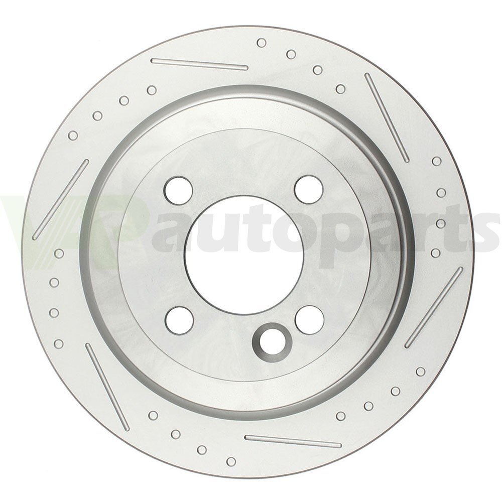 Rear Brake Pads And Rotors For Mini Cooper Base S 1.6L 2002-2006 w/ Fluid 259mm