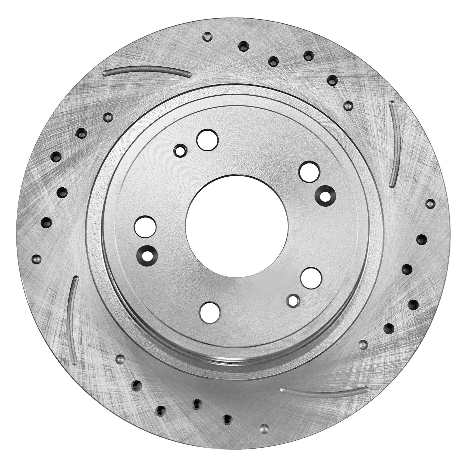 Front Rear Drilled Slotted Brake Rotors Ceramic Pads for 08-17 Honda Accord 2.4L