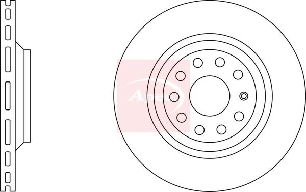2x APEC Rear Brake Discs For AUDI A3 (8V1, 8VK) S3 quatt 213kW/290HP/1984cc