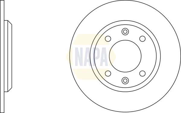 2x Brake Discs Pair Solid fits PEUGEOT 206 1.4 Rear 98 to 12 With ABS 247mm Set