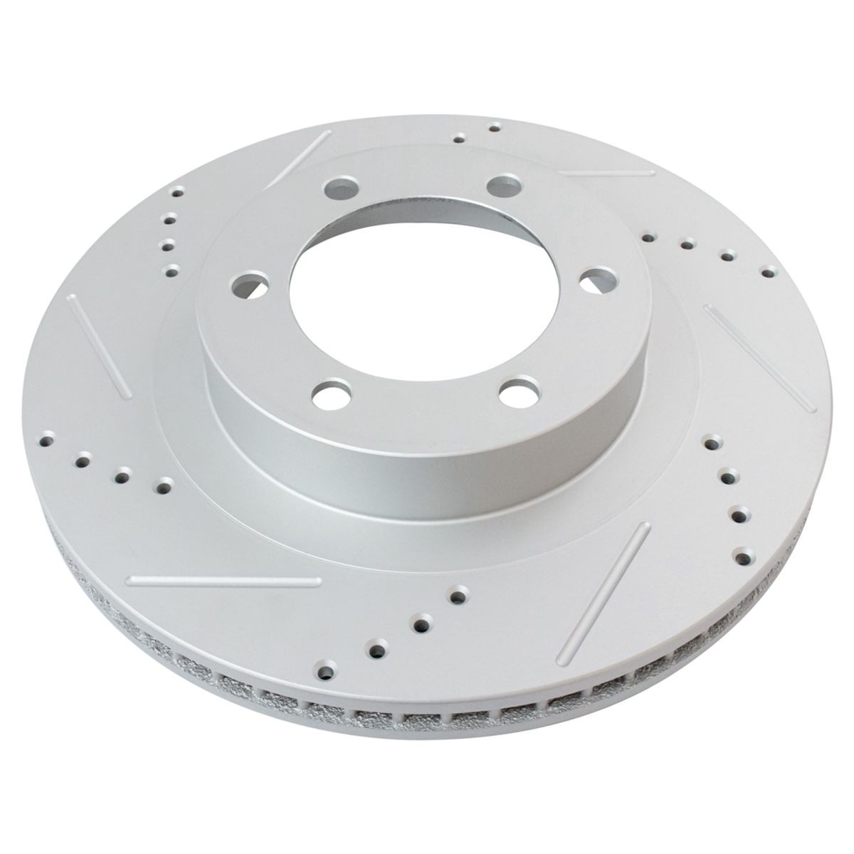 TRQ Ceramic Brake Pad & Performance Coated Rotor Kit w/Chemicals