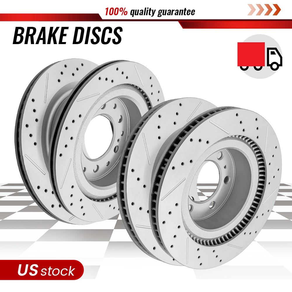 354mm Front 335mm Rear Disc Brake Rotors for Lexus LX600 Toyota Sequoia Tundra