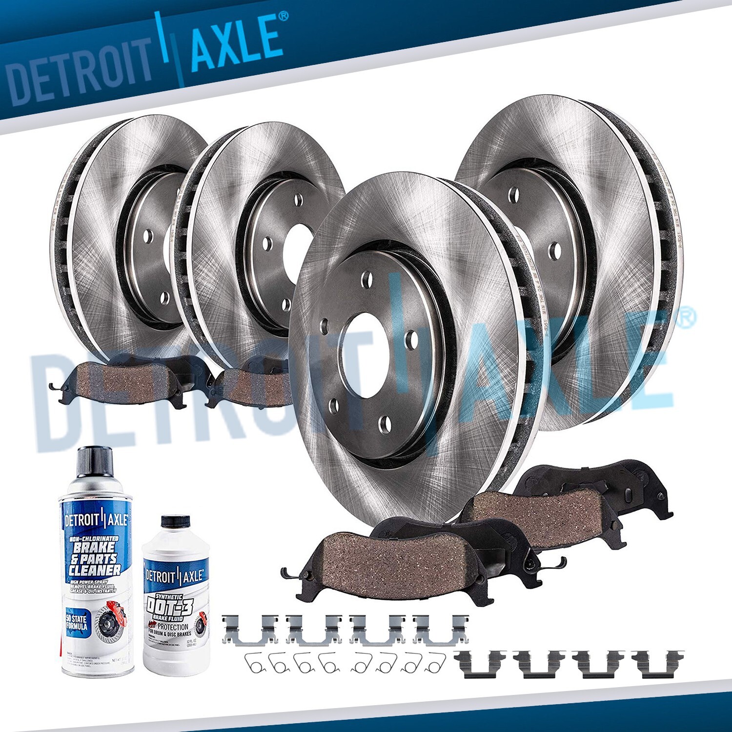 10pc Front Rear Disc Rotors Brake Pads for 2014 – 2022 INFINITI Q50 Dual Piston