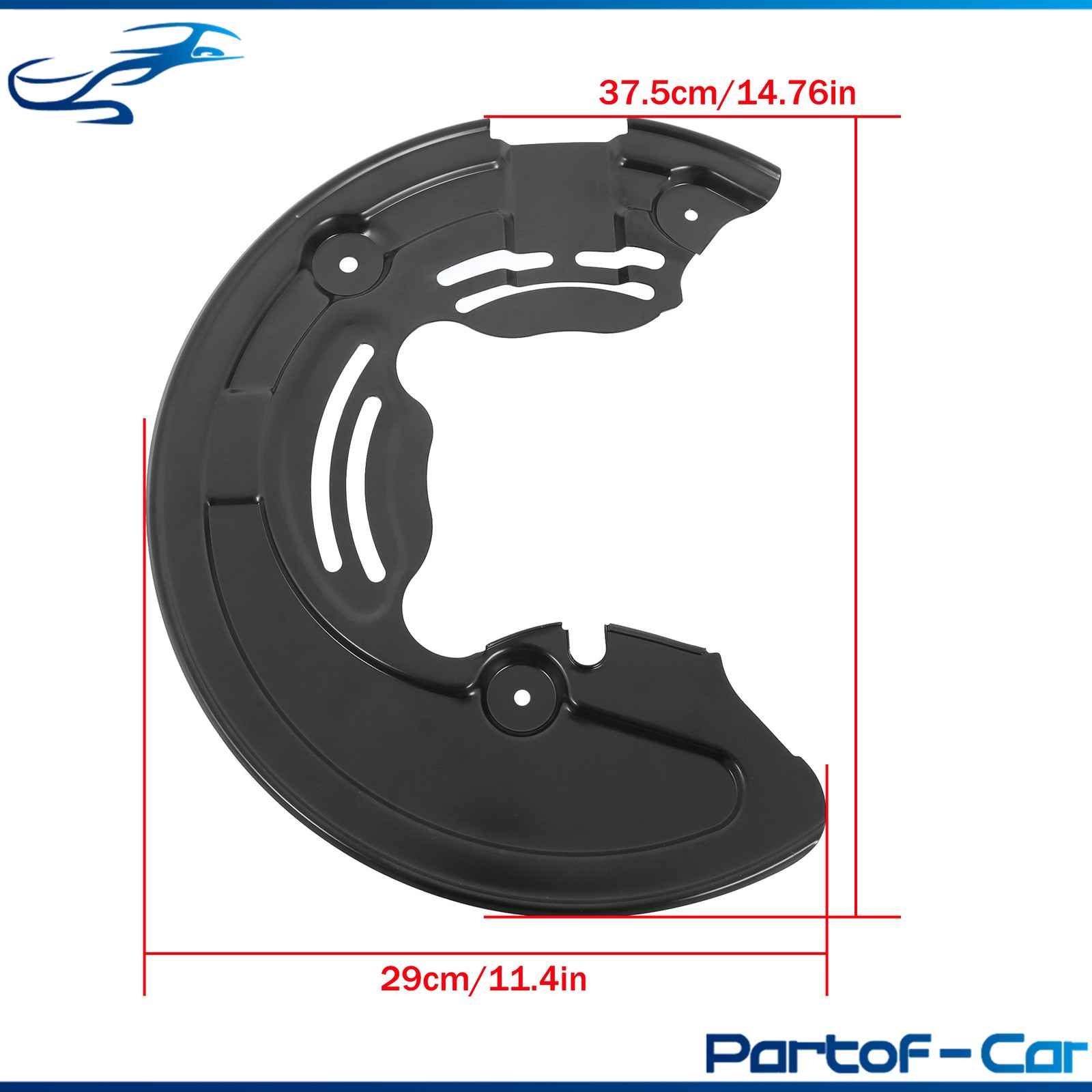 Front Brake Dust Shield Splash Right JL3Z2K004A For Ford F-150 Lincoln 2007-2018