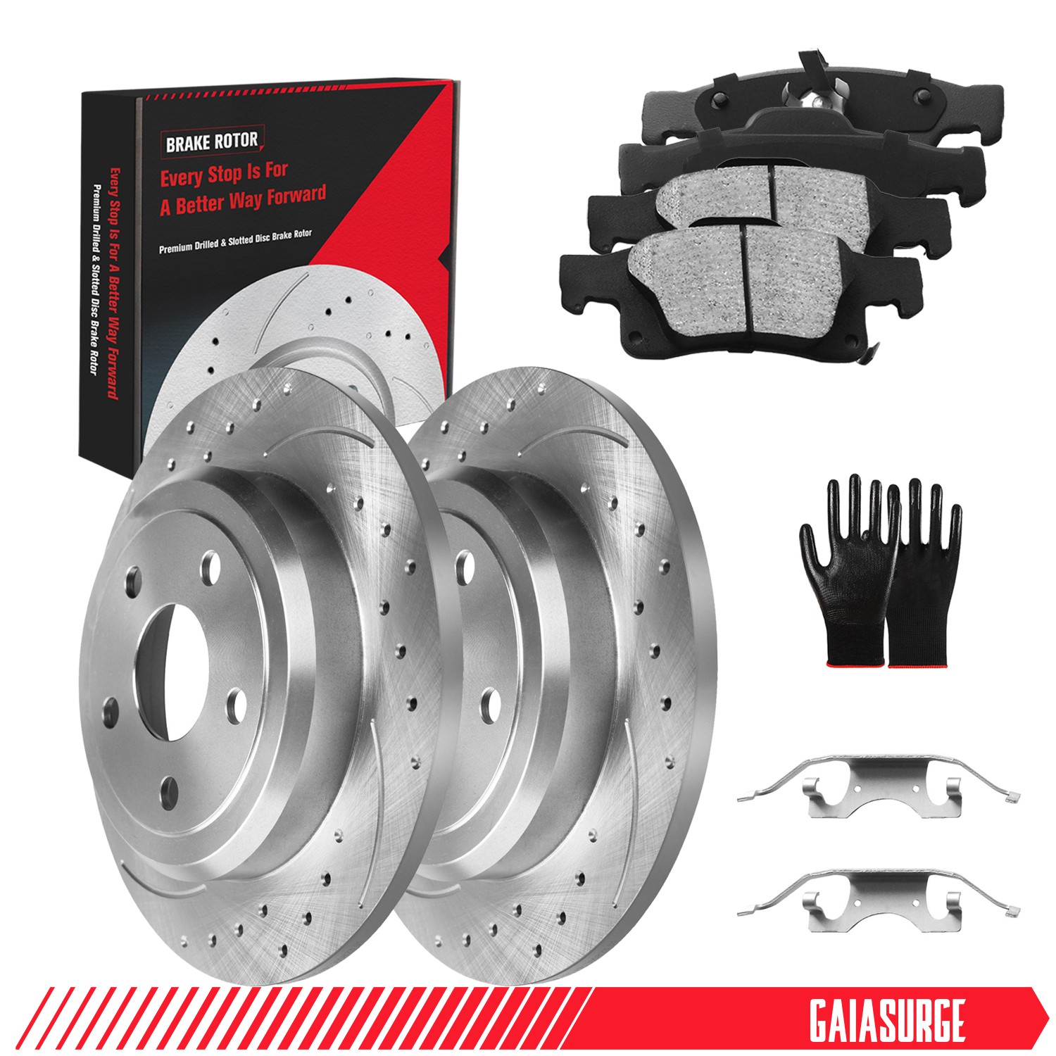 REAR Disc Brake Rotors Pads Kit for Dodge Durango Jeep Grand Cherokee 2011-2020