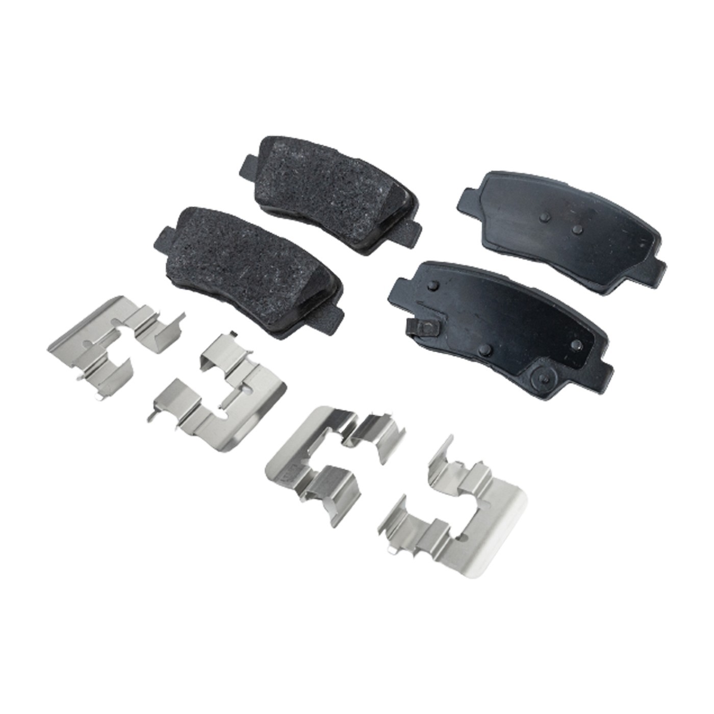 Rear Brake Disc and Pad Kit For 2014-2020 Kia Soul Organic Plain Surface