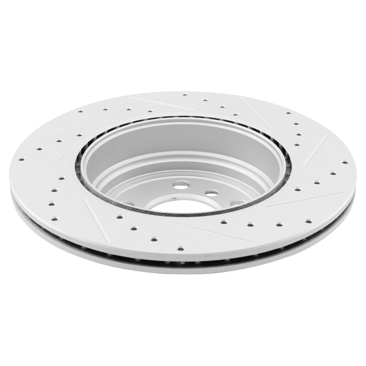 Performance Rear Brake Rotors Set Slotted X Drilled Fits BMW