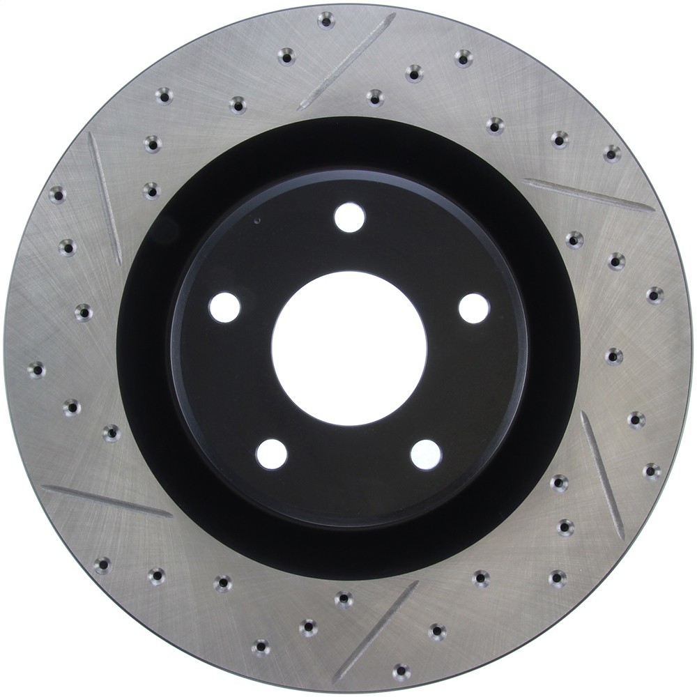 StopTech 127.62085R Front Right Drilled Brake Rotor for 05-13 Chevrolet Corvette