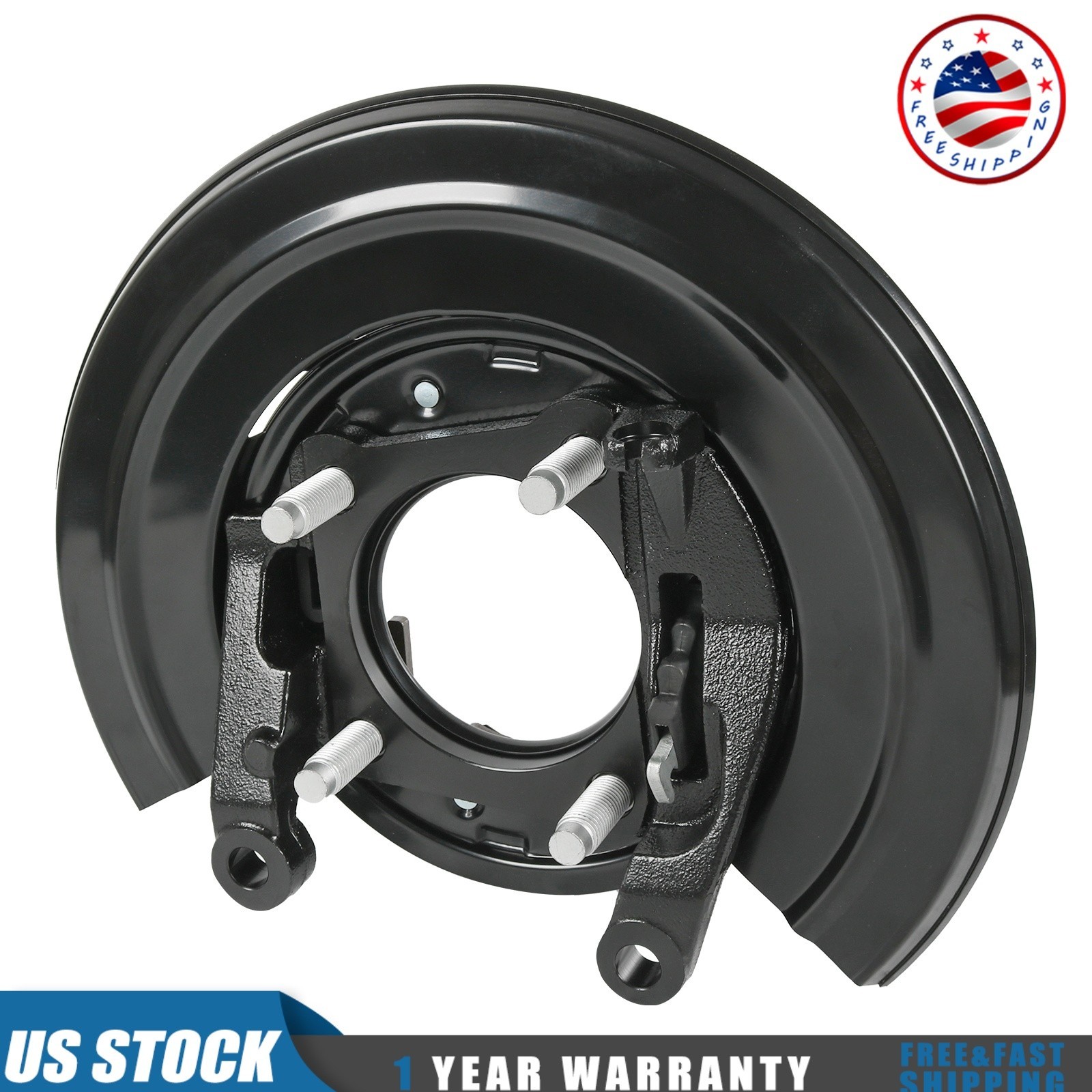 Rear Passenger Parking Brake Assembly For Ford F-250 Super Duty w/ Backing Plate