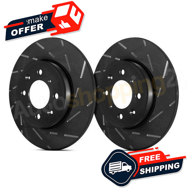 EBC USR BlackDash Series Sport Slotted Brake Rotors for 06-09 Ford Fusion