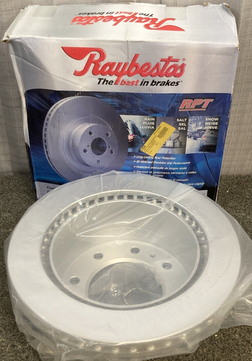 NEW RAYBESTOS 580876FZN Brake Rotor ELEMENT3 FUSION COATED REAR GM